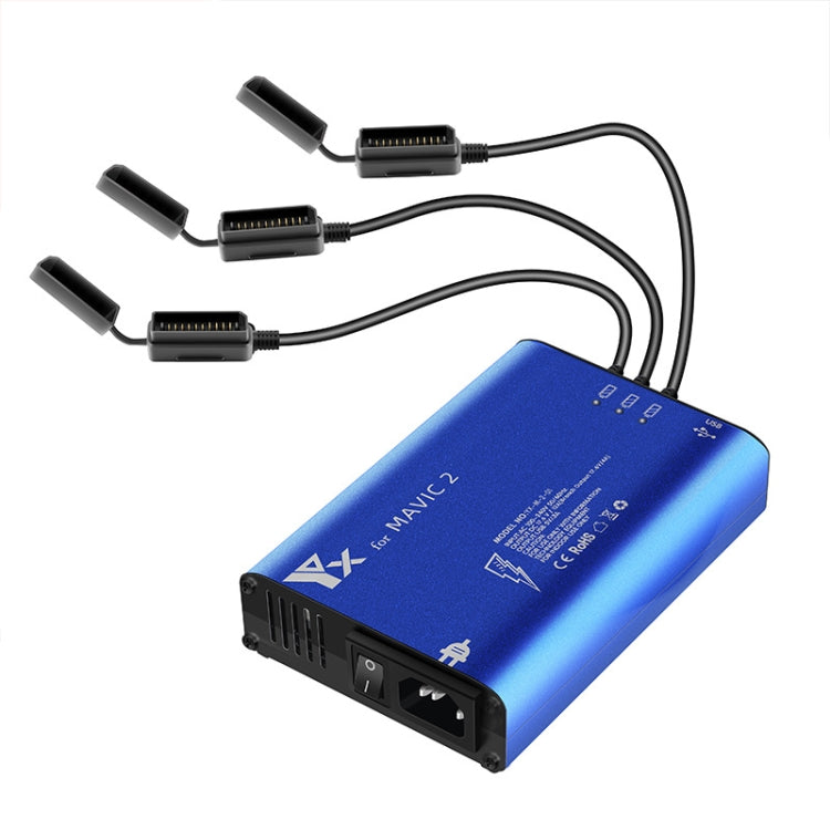 YX For DJI MAVIC 2 Aluminum Alloy Charger with Switch YX For DJI MAVIC 2 Aluminum Alloy Charger with Switch